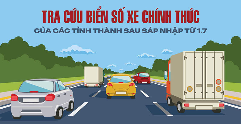 Biển Số Xe Các Tỉnh Trước Và Sau Khi Sáp Nhập 2025 | Bảng So Sánh 63 → 34 Tỉnh