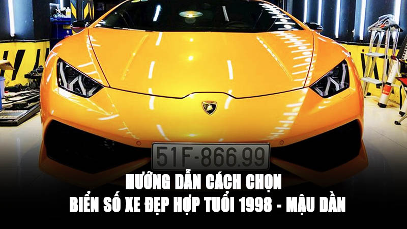 Hướng dẫn Cách Chọn Biển Số Xe Hợp Tuổi 1998 - Mậu Dần