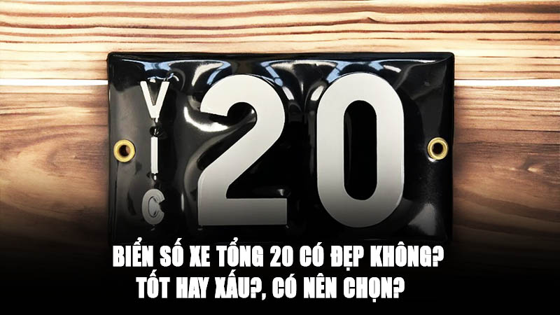 Biển số xe tổng 20 có đẹp không? | Tốt Hay Xấu? Có nên chọn?